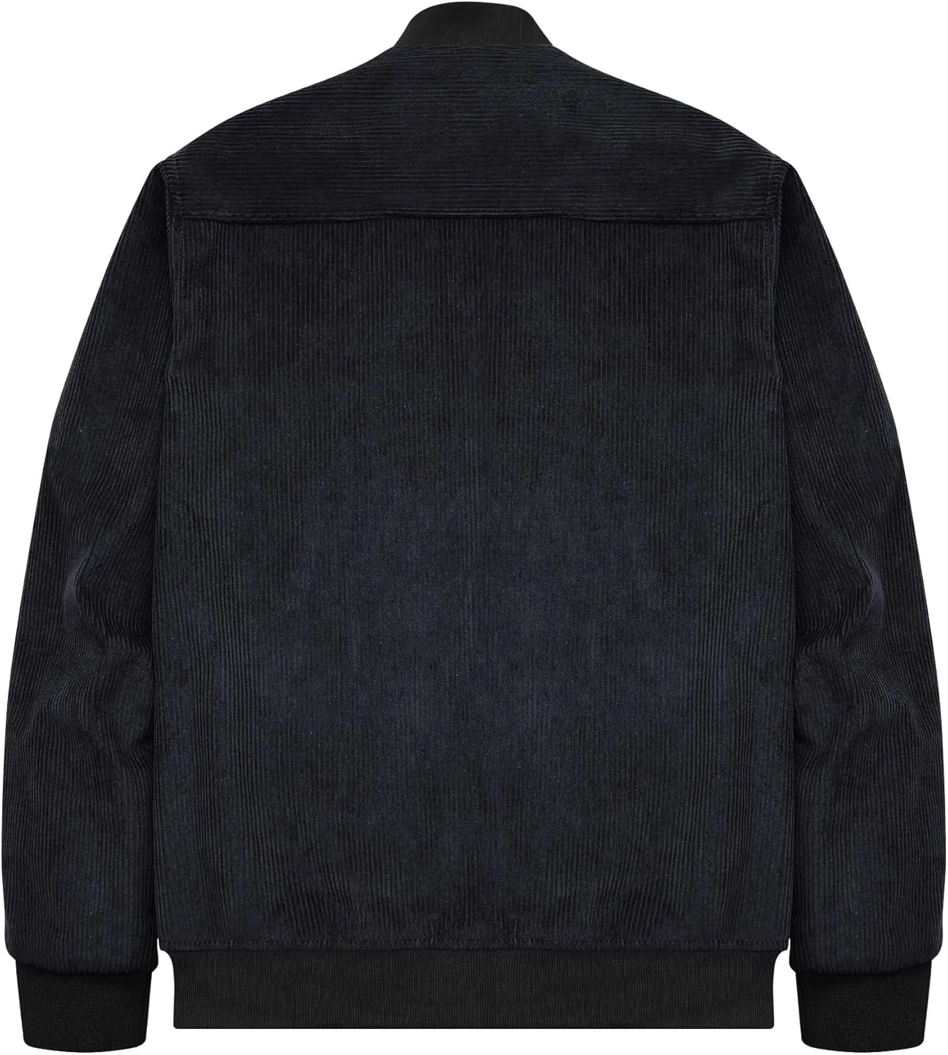 WEEN CHARM Men's Corduroy Bomber Jacket Lightweight Varsity Windbreaker Jackets