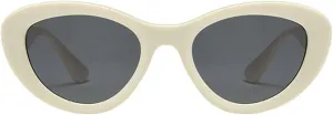 willochra Fashion Cat Eye Sunglasses for Women Vintage Y2K Oval Sun Glasses Ladies Gradient Black Shades Eyewear UV400
