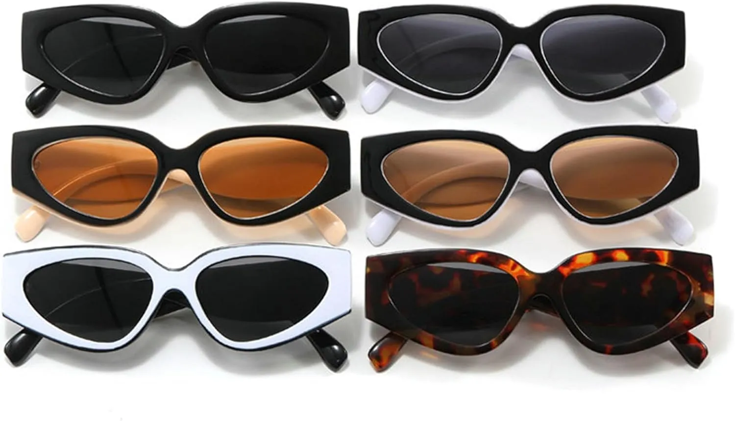 willochra Fashion Leopard Grey Sun Glasses Men 2025 Vintage Cat Eye Y2K Sunglasses Women Wide Leg Shades UV400