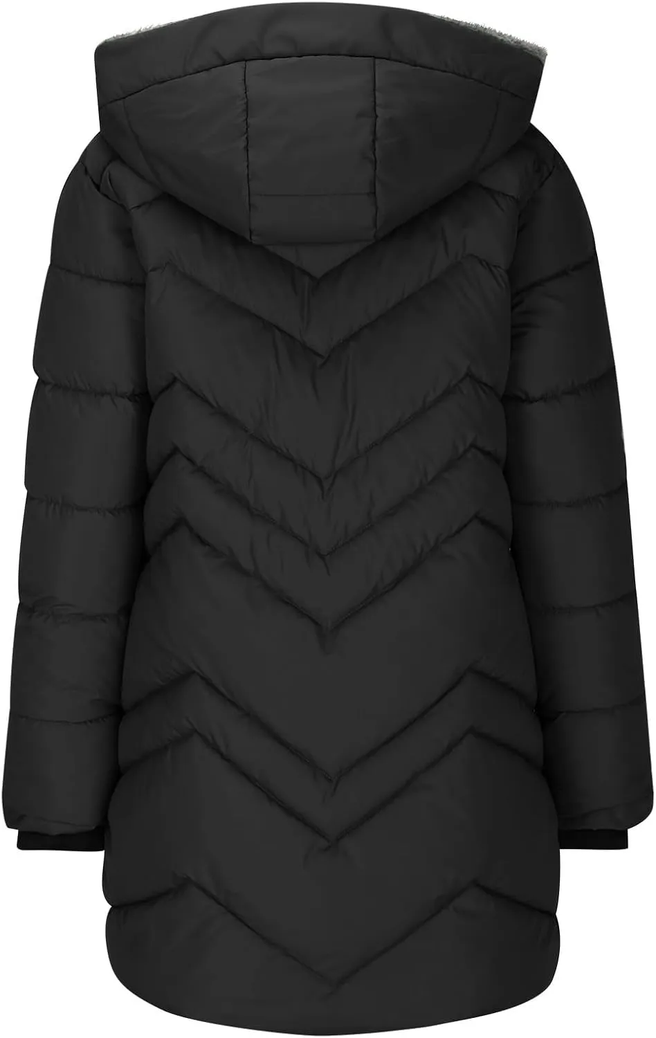 Winter Puffer Thicken Jackets for Women Waterproof Warm Maxi Coats down Jackets Faux Fur Parka with Hood down Coats