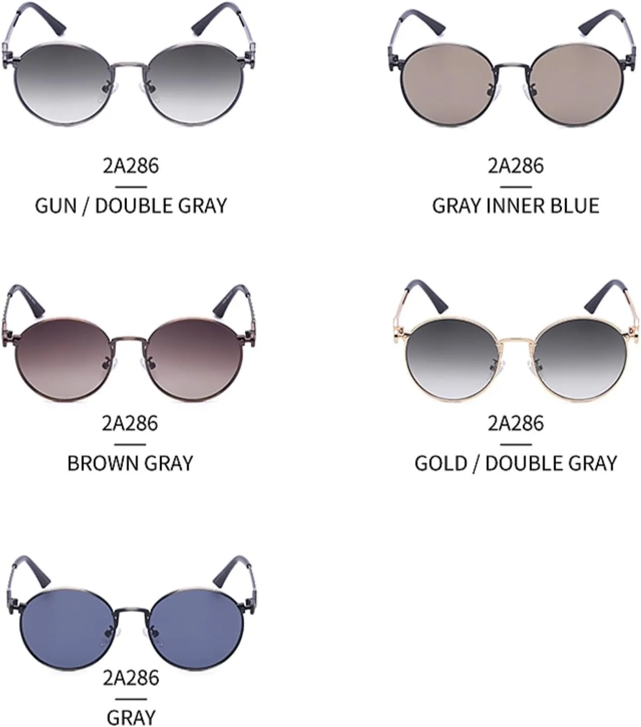 Woman and Man Luxury Fashion Sunglasses Round Classic Outdoor