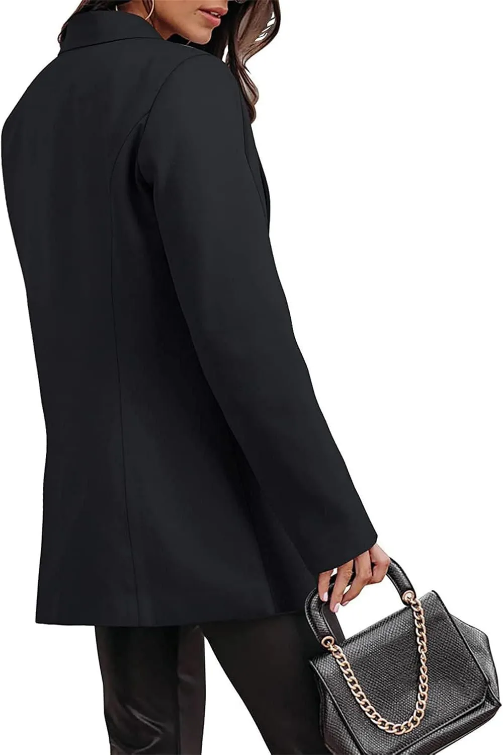 Women Business Casual Blazer Jacket Professional Suit Jacket Lightweight Open Front Long Sleeve Work Office Jackets