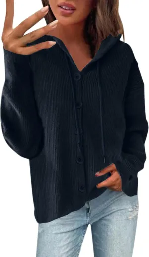 Women Mid Long Cardigan Sweaters Lightweight Loose Long Sleeve Chunky Knit Cable Slouchy Oversized Wrap Fall Outerwear