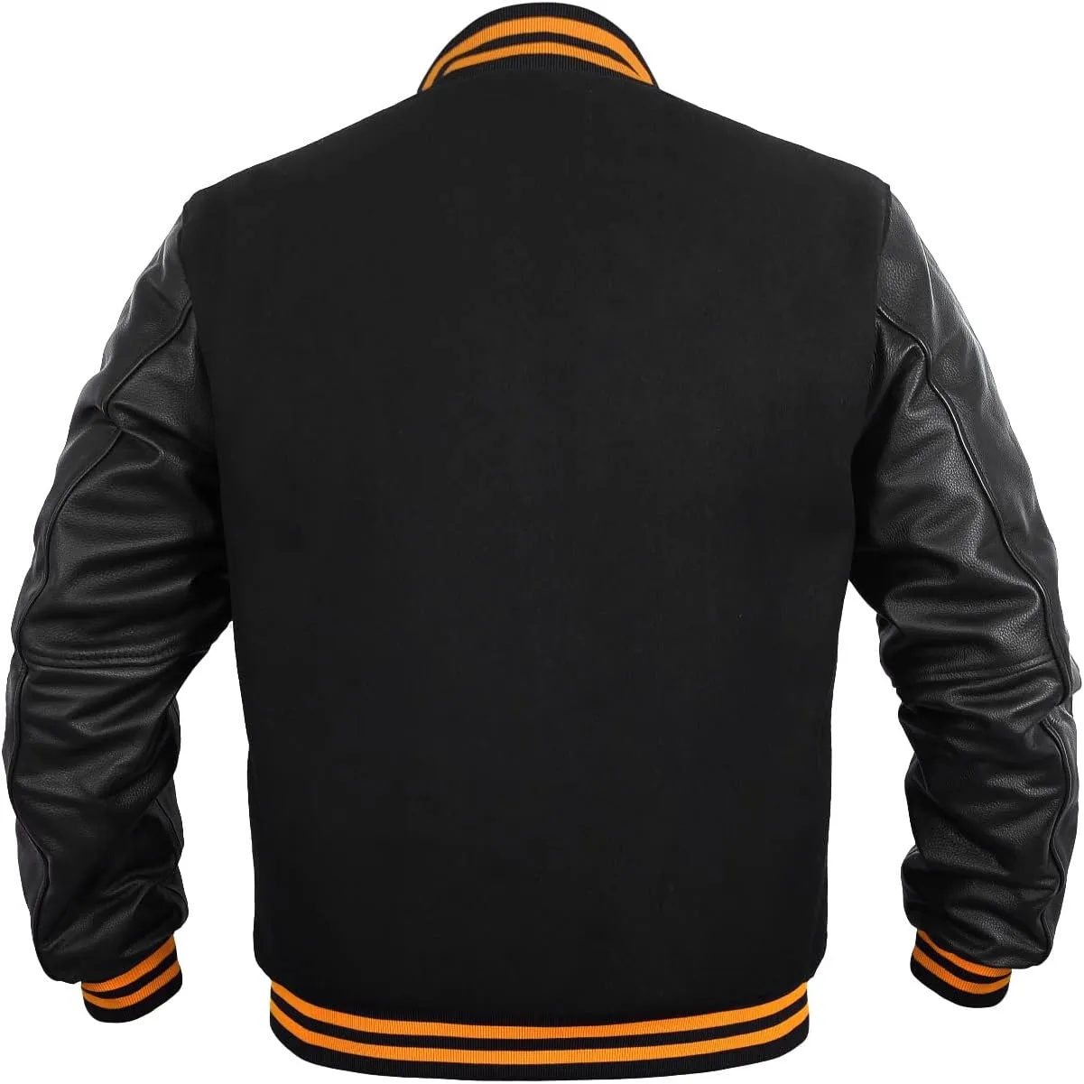 Women Varsity Jacket Genuine Leather Sleeve and Wool Blend Letterman Ladies Girls College Varsity Jackets