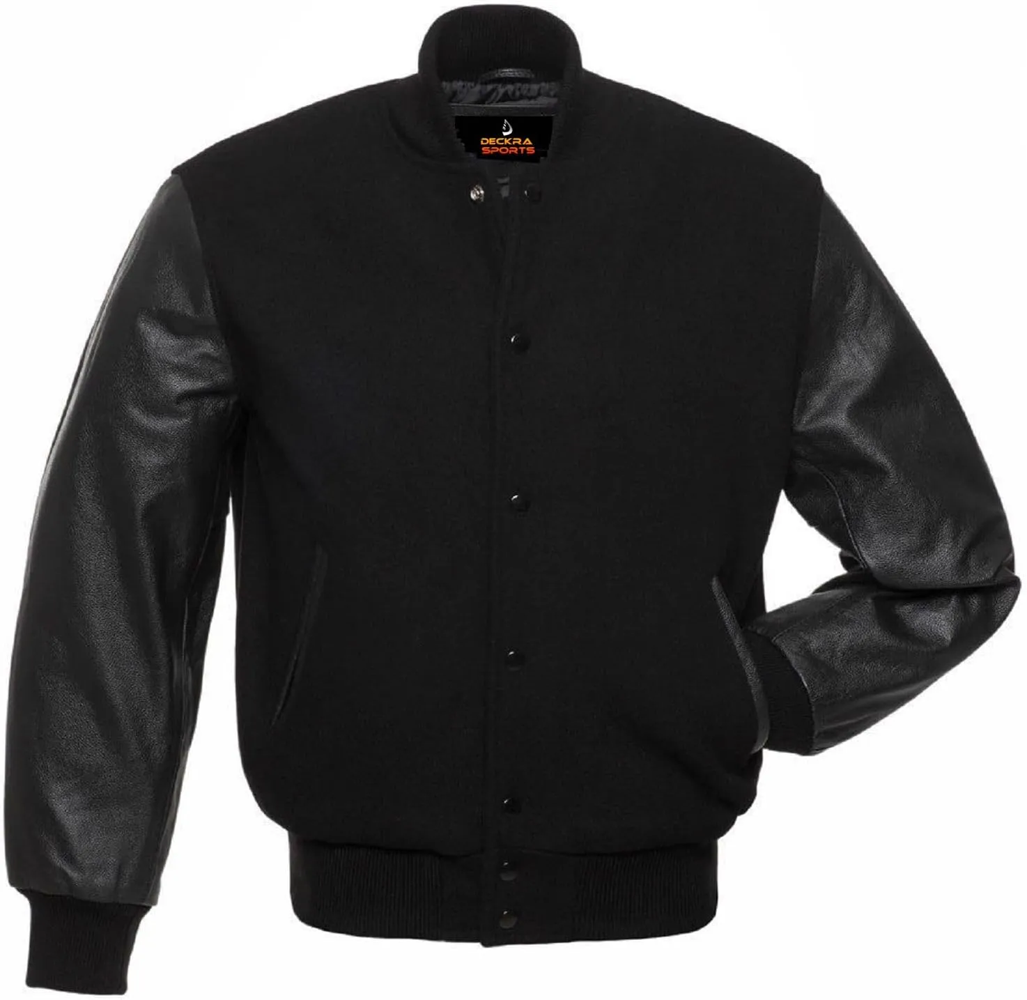 Women Varsity Jacket Genuine Leather Sleeve and Wool Blend Letterman Ladies Girls College Varsity Jackets