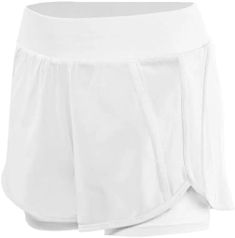 Women Workout Running Shorts,Active Yoga Gym Sport Shorts with Liner 2 in 1