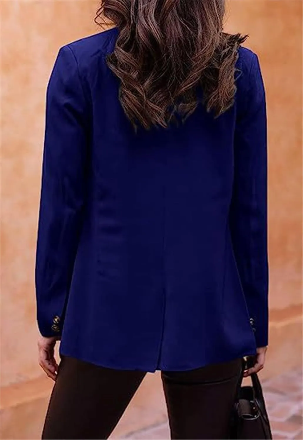 Women's Blazer Business Casual Long Sleeve Slim Fit Work Office Jacket Lightweight Suit Jacket Clothes with Pockets