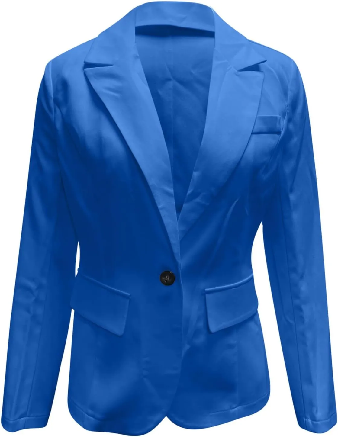 Womens Blazer Casual Lapel Long Sleeve Solid Classic Open Front Cardigan Blazers Daily Commute Office Fall Coats