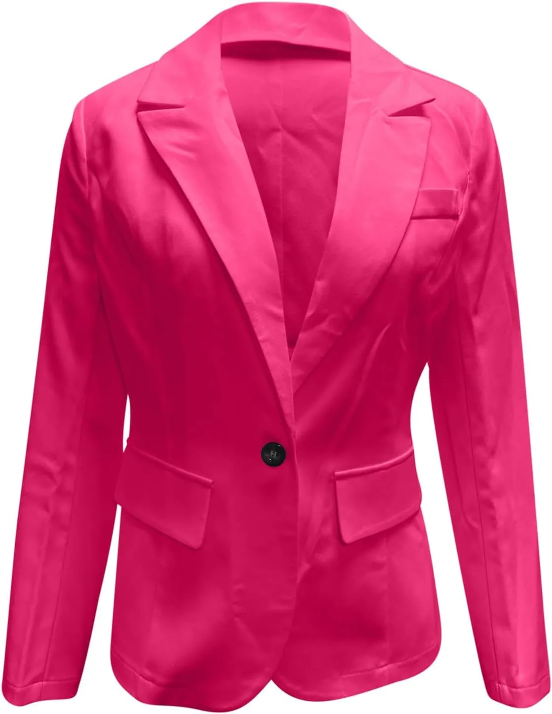 Womens Blazer Casual Lapel Long Sleeve Solid Classic Open Front Cardigan Blazers Daily Commute Office Fall Coats