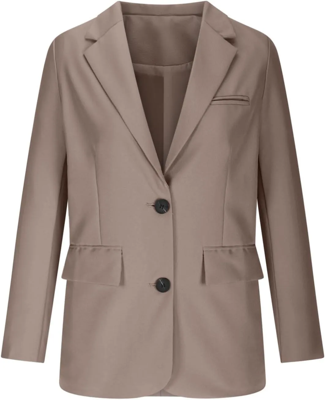 Womens Blazers Dressy Casual Long Sleeve Button Open Front Suit Jackets Work Office Blazers Jacket Trendy Clothes
