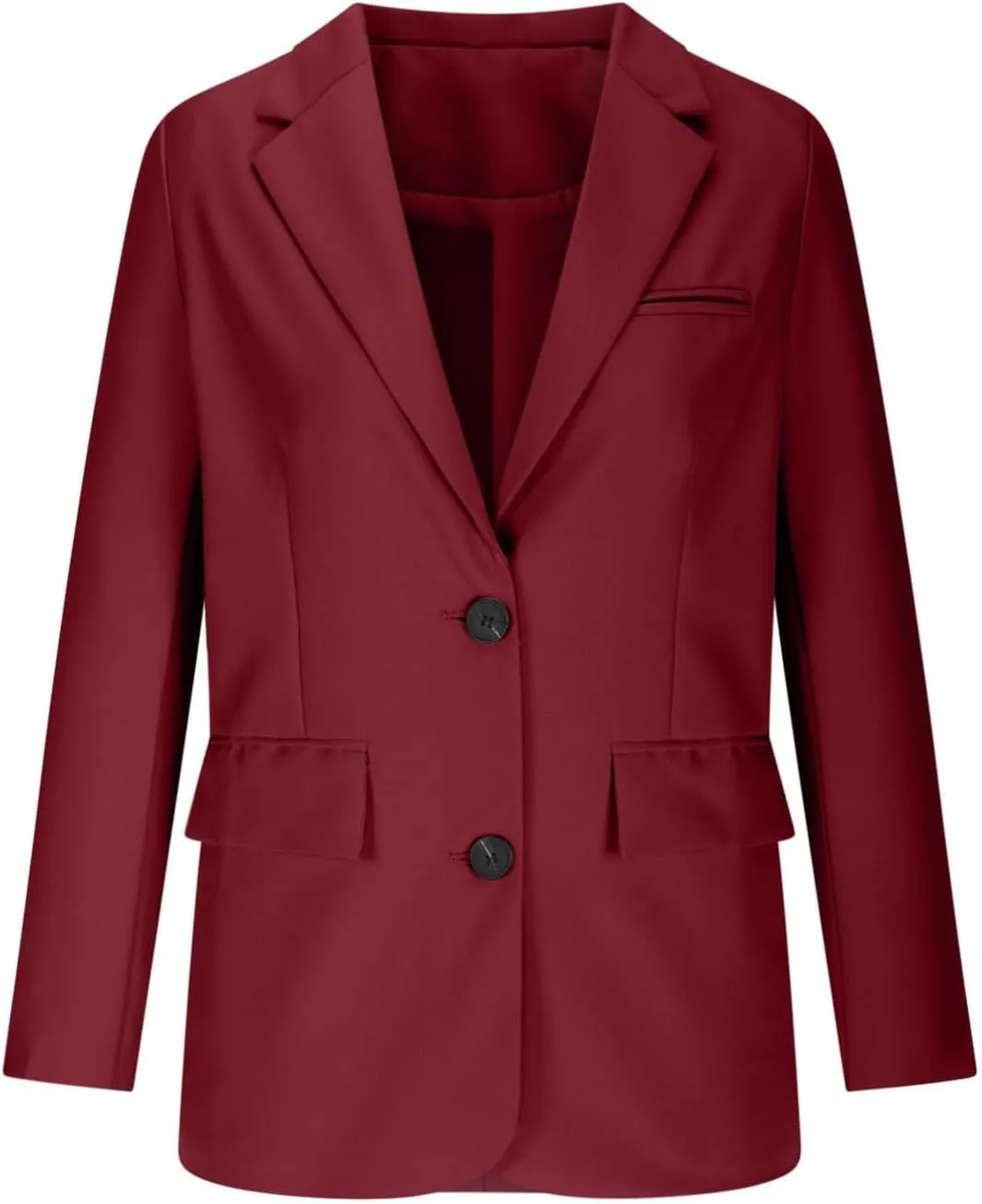 Womens Blazers Dressy Casual Long Sleeve Button Open Front Suit Jackets Work Office Blazers Jacket Trendy Clothes