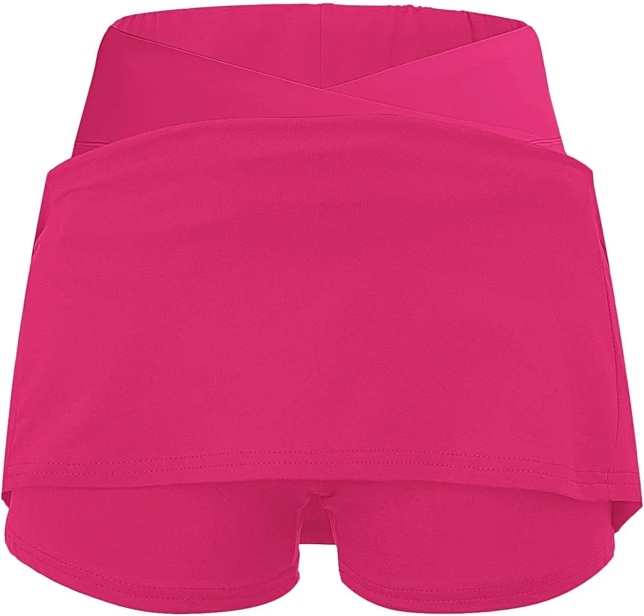 Women's Boho Skirts 2025 Summer Athletic Loose Trendy Drawstring Solid Color Yoga Fitness Tennis Skirt, S-5XL