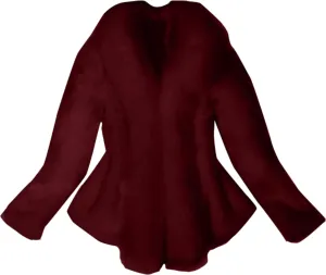 Women's Bride Wedding Party Jacket Faux Fur Coats Wrap Shawl Warm Overcoat Winter Thick Jackets Open Front Cardigan