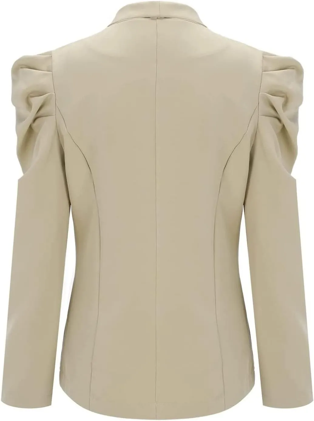 Womens Casual Blazers Puff Sleeve Suit Jacket Open Front Cardigan Jacket Work Office Blazer Business Outfits Tops