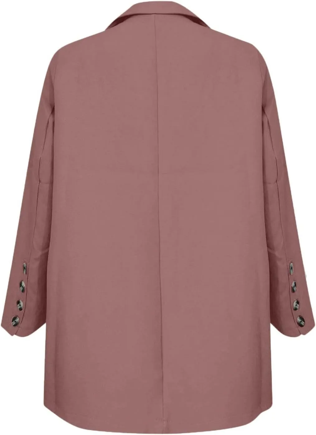 Women's Spring/Fall Two Piece Outfits Dressy Blazer Jacket and Wide Leg Pants Pockets Business Casual Office Suit Sets