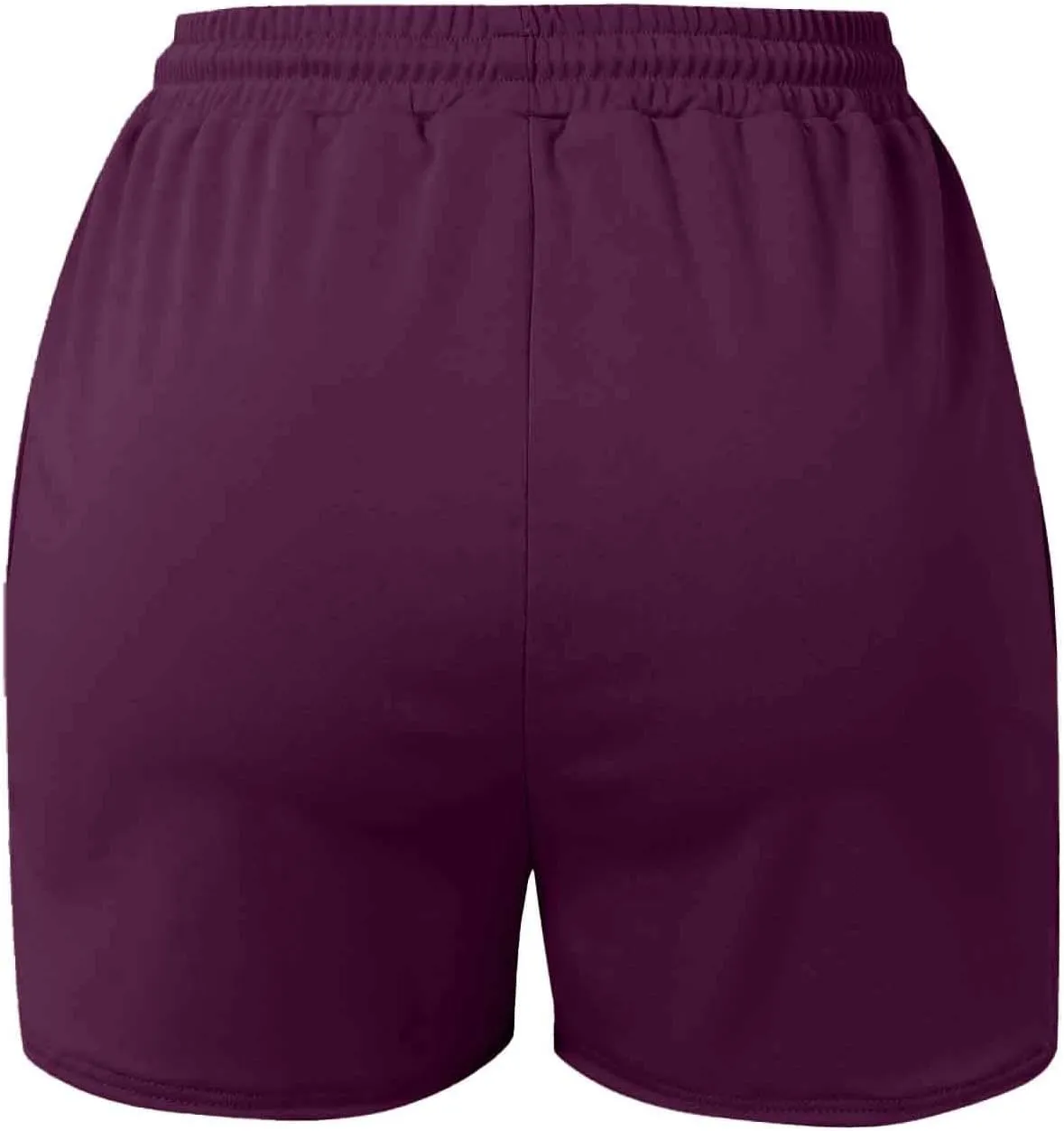 Workout Shorts for Women with Pockets Mid Rise Athletic Shorts Running Pants Breathable Outdoor Gym Sport Trousers