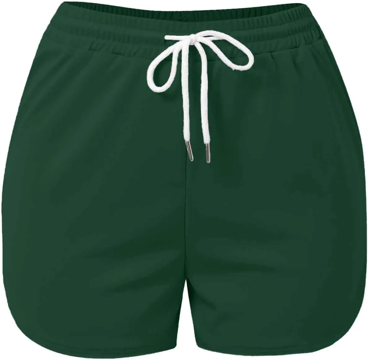 Workout Shorts for Women with Pockets Mid Rise Athletic Shorts Running Pants Breathable Outdoor Gym Sport Trousers