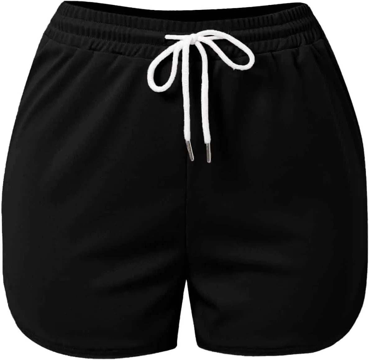 Workout Shorts for Women with Pockets Mid Rise Athletic Shorts Running Pants Breathable Outdoor Gym Sport Trousers
