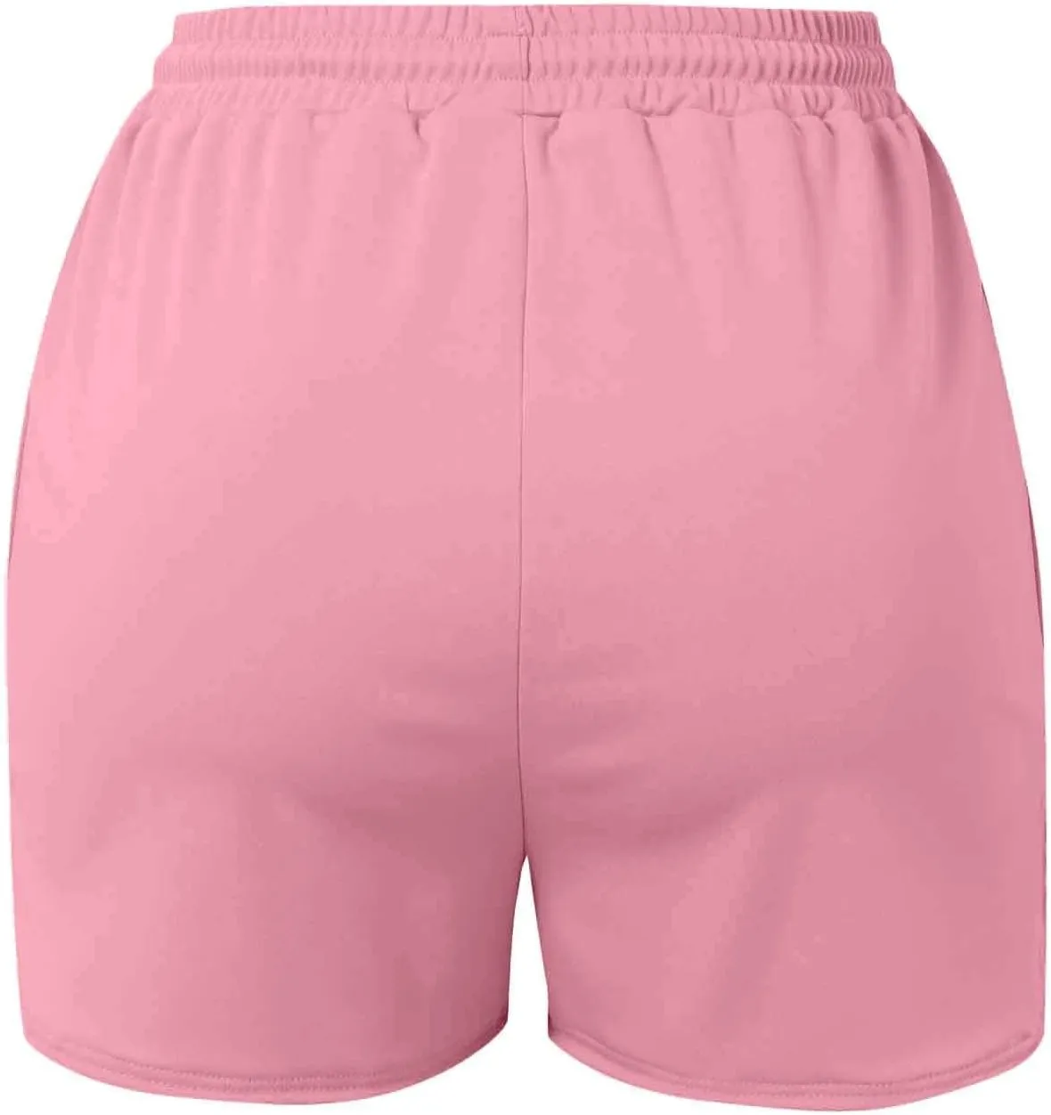 Workout Shorts for Women with Pockets Mid Rise Athletic Shorts Running Pants Breathable Outdoor Gym Sport Trousers