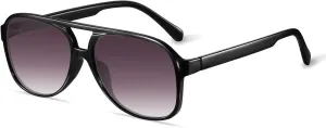 YDAOWKN Retro Aviator Sunglasses for Women Mens Large Frame Classic Vintage 70s Sun Glasses Aviators