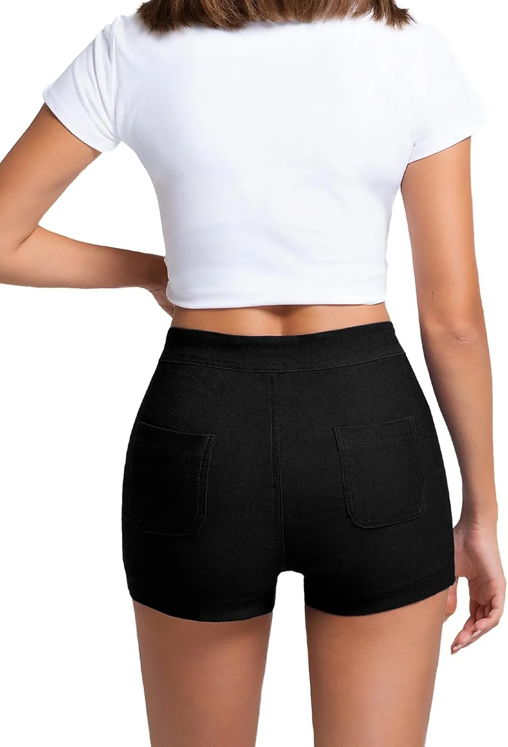 YISHARRY Jean Shorts Womens High Waisted Stretchy Sexy Butt-Lifting Denim Shorts