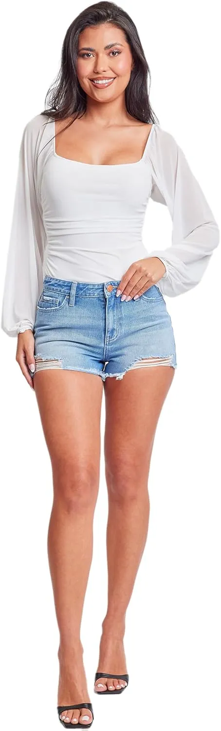 YMI Jeans Women's Festival Shorts Denim