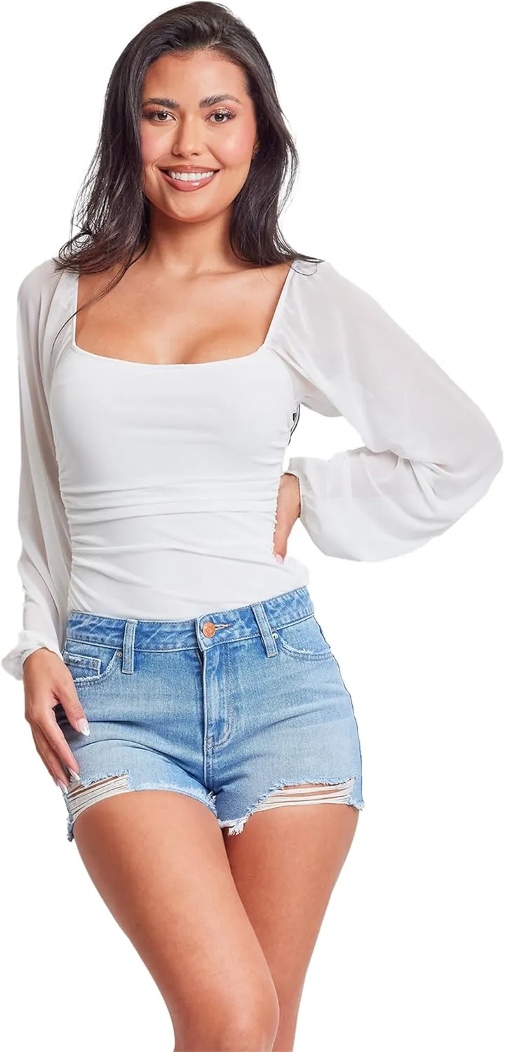 YMI Jeans Women's Festival Shorts Denim