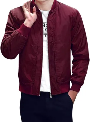Ymosrh Mens Fashion Jackets Men Winter Warm Jacket Overcoat Outwear Slim Long Sleeve Zipper Tops Blouse Coats