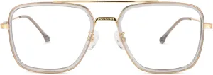 Zeelool Readers Aviator Blue Light Blocking Reading Glasses for Men Women with Anti-Reflective Coating Nayeli ZTX898397