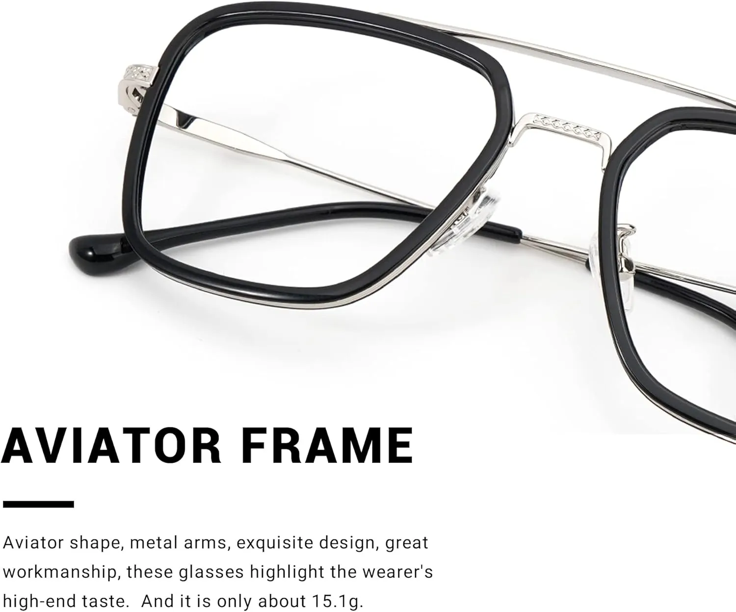 Zeelool Readers Aviator Blue Light Blocking Reading Glasses for Men Women with Anti-Reflective Coating Nayeli ZTX898397