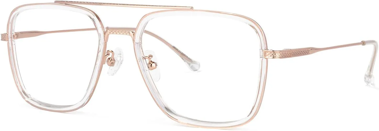 Zeelool Readers Aviator Blue Light Blocking Reading Glasses for Men Women with Anti-Reflective Coating Nayeli ZTX898397