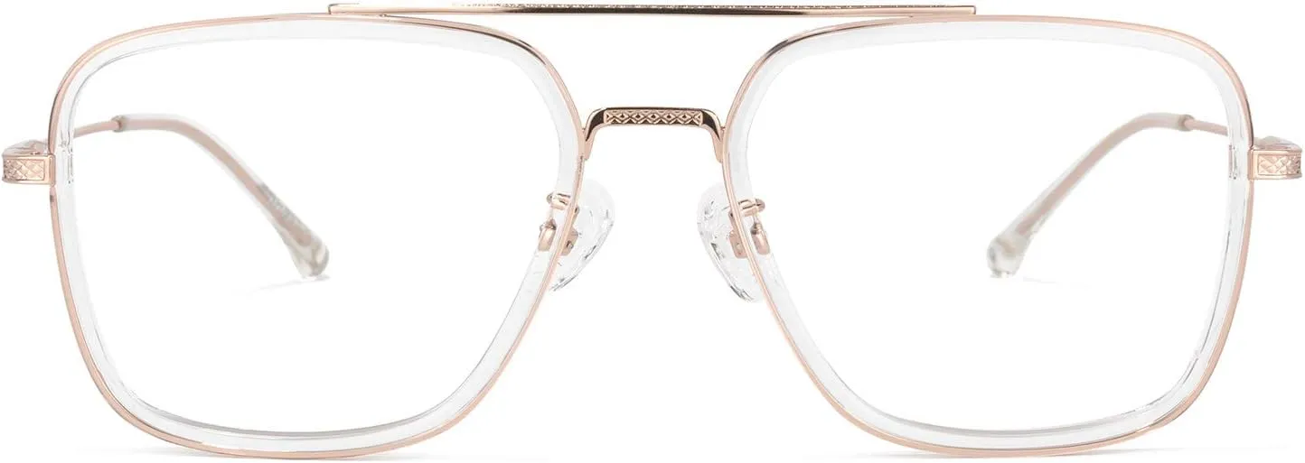 Zeelool Readers Aviator Blue Light Blocking Reading Glasses for Men Women with Anti-Reflective Coating Nayeli ZTX898397