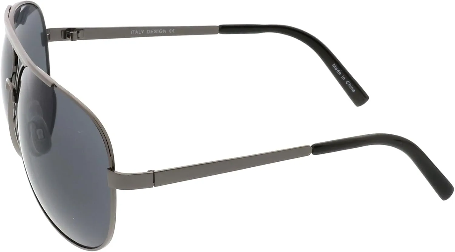 zeroUV - 70's Big Frame Oversized Aviator Sunglasses for Men and Women 70mm